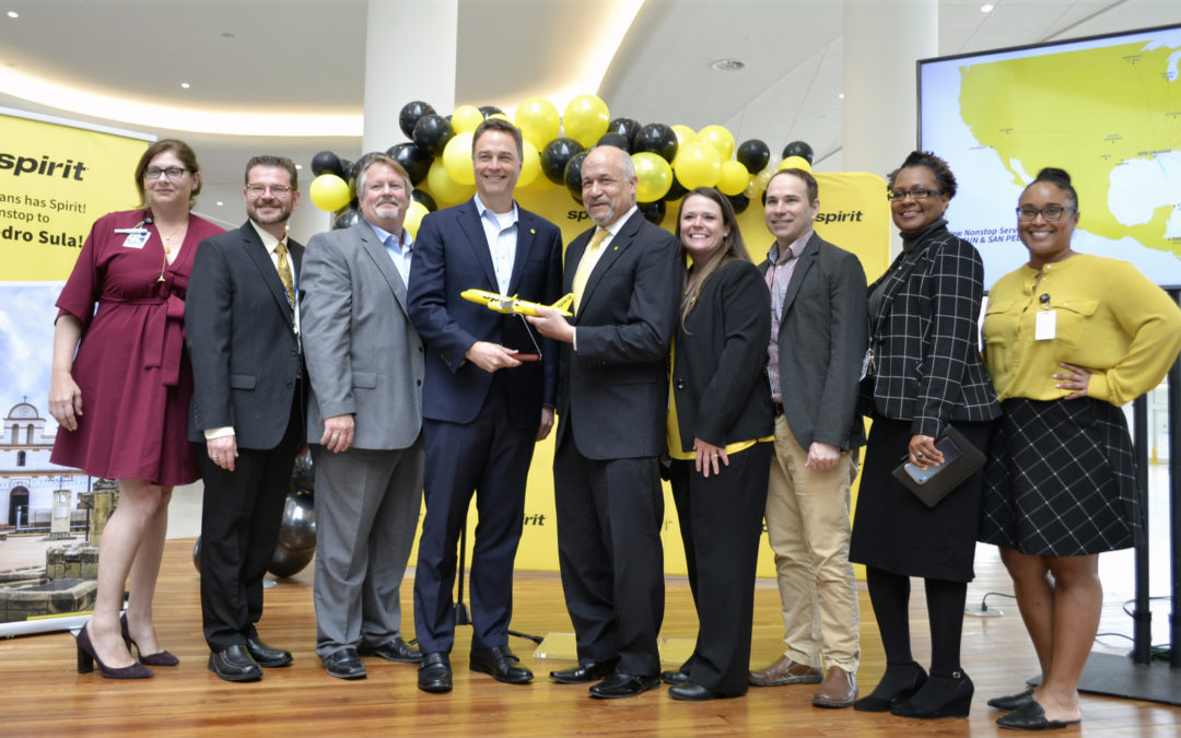 Spirit Airlines Expands Internationally in New Orleans, Offers Airport’s Only Nonstop Flight to Honduras